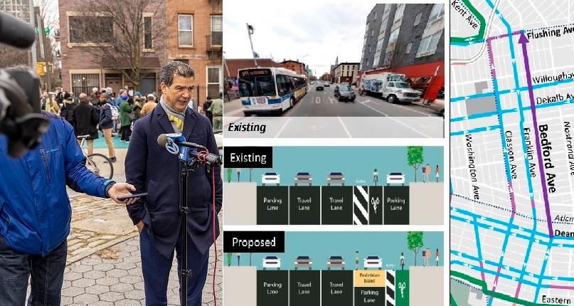 NYC DOT anuncia construcción de otro carril para bicicletas en Brooklyn