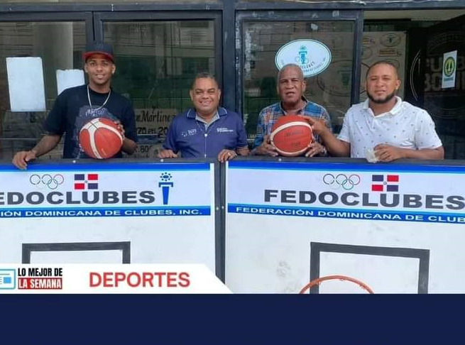 FEDOCLUBES entrega tableros y utileria al club Brache Batista en La Vega