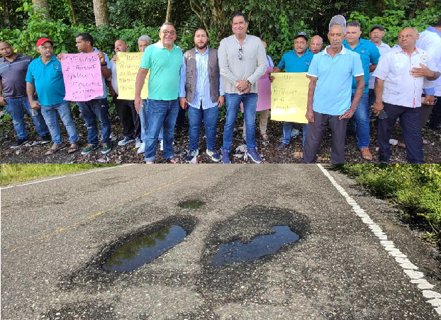 Residentes de Río San Juan y Cabrera piden al Gobierno reparar vía une municipios con Nagua