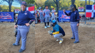 Elfi Canario primera mujer árbitro en softbol en Queens New York