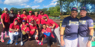 En Liga de Softbol de Newark NJ Torneo Otoñal Jimeros USA y Team VIP dividen