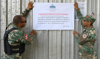 Ministerio Trabajo para construcción en Piantini tras muerte de obrero; detecta violaciones de seguridad