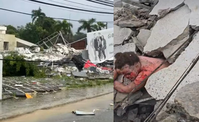 Varios heridos al derrumbarse edificio tras explosión de tanque de gas en Sosúa, PP