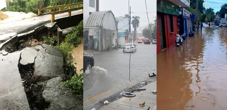 Lluvias se intensifican en todo el país; reportan 16,019 desplazados con Puerto Plata la más afectada