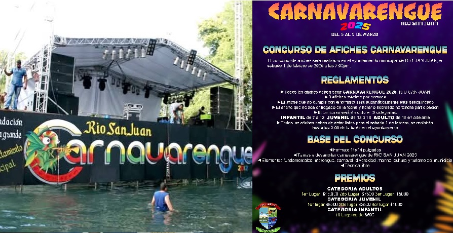 Con el concurso de afiches arrancan este sábado las festividades de Carnavarengue 2025 en Río San Juan