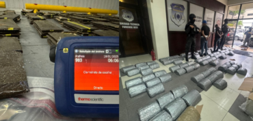 Drogas a granel! Ocupan 392 láminas de cocaína en bananas en Caucedo; 317 bolsas marihuana en SDO