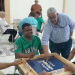 Richard López y Pedro Agustín Castillo h. ganadores 1er Lugar Torneo de Dominó de la ACDS