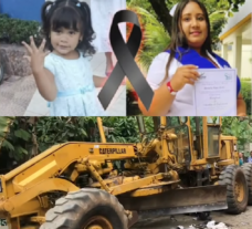 Joven madre de 25 años y su hija de 3 mueren arrolladas por un gredar en San Francisco de Macorís