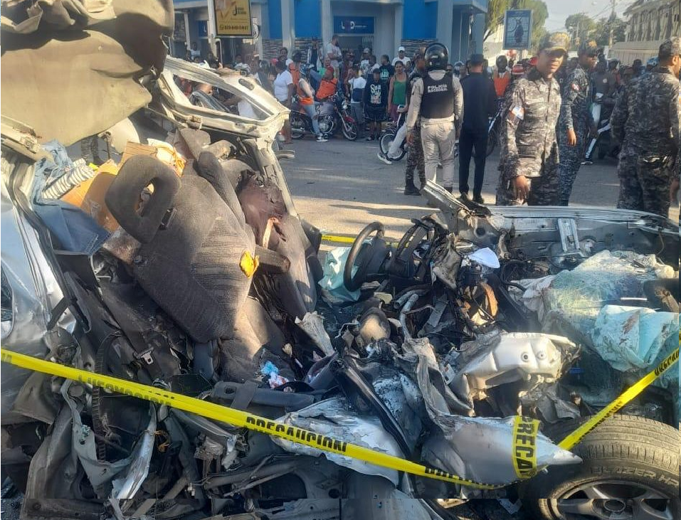 Dos muertos y 8 heridos en accidente de tránsito ocurrido la mañana de este miércoles en Puerto Plata