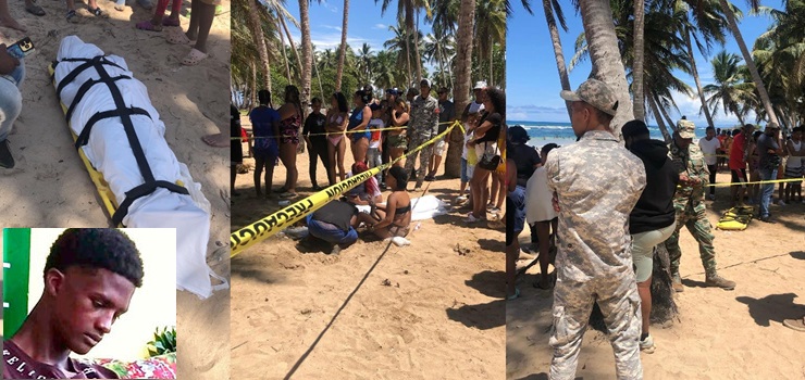 Se ahoga en playa de Cabrera joven de 19 años participaba en gira había salido de Tamboril