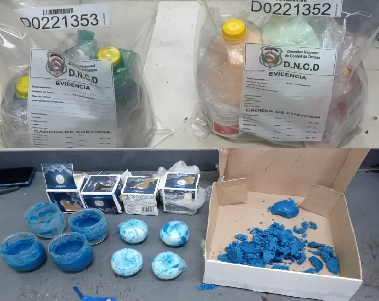 Velones y champús de cocaína! DNCD ocupa en AILA 20 frascos de tratamiento para el pelo  llenos de droga