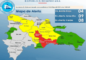 RD arropada por lluvias! Emiten alerta roja para varias provincias y suspenden jornada escolar y laboral