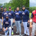 Cero Estrellas team Familia dividieron en sus compromisos softbolísticos  de la Liga Deportiva de New Jersey