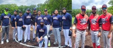 Cero Estrellas team Familia dividieron en sus compromisos softbolísticos  de la Liga Deportiva de New Jersey