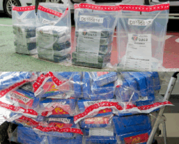 La DNCD incauta 200 paquetes de cocaína, varios vehículos y detiene 2 dominicanos en operativos en Boca Chica