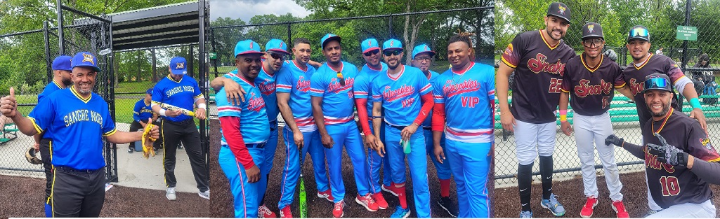 Sangre Nueva y Amigos ganan dos en softbol Newark New Jersey, Snake y VIP dividen