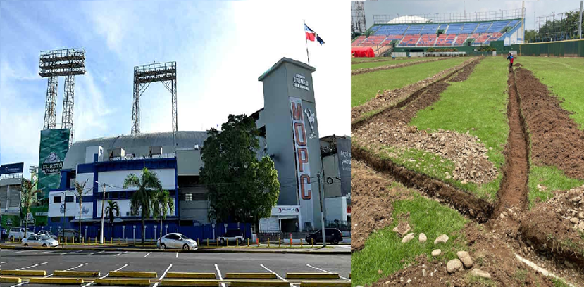 Gobierno crea comisión para evaluar construcción nuevo estadio en La Fe; el Quisqueya repara drenaje