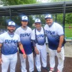 Los conjuntos Peñón Team y Los Gigantes dividen en softbol de Newark New Jersey