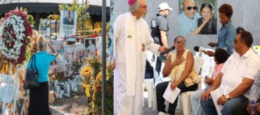 Misas, flores y encendido de velas al cumplirse 2 meses de la tragedia del Jet Set; hija menor de Rubby Pérez pide justicia