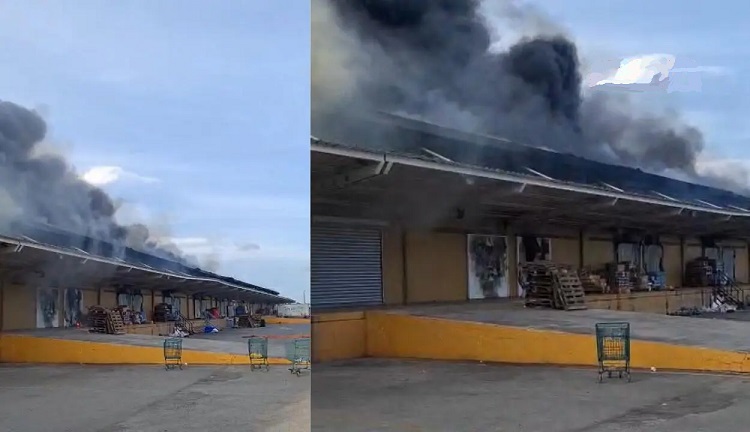 Incendio afecta el Merca Santo Domingo, considerado el negocio especializado en ventas al por mayor más grande del Caribe