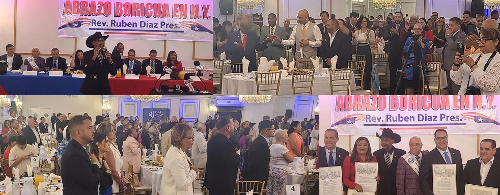 Reverendo Díaz efectúa tradicional «Abrazo Boricua en NY»; asisten cientos dominicanos