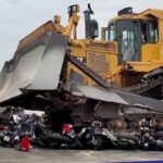 Autoridades NYC destruyen más de 200 ciclomotores ilegales; NYPD dice pandillas aumentan en Harlem