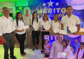 Senador Victoria reconoce estudiantes meritorios de la provincia María Trinidad Sánchez; entrega tabletas y laptops