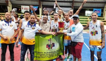 Quintento de Nagua vence en dos partidos a La Tierrita de Cabrera y se proclama bicampeón del basket superior de MTS