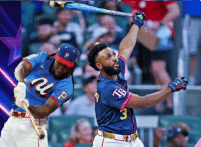 Algo es algo! Junior Caminero gana US$500 mil por quedar 2do. en Home Run Derby; Oneil Cruz se llevó US$250 mil