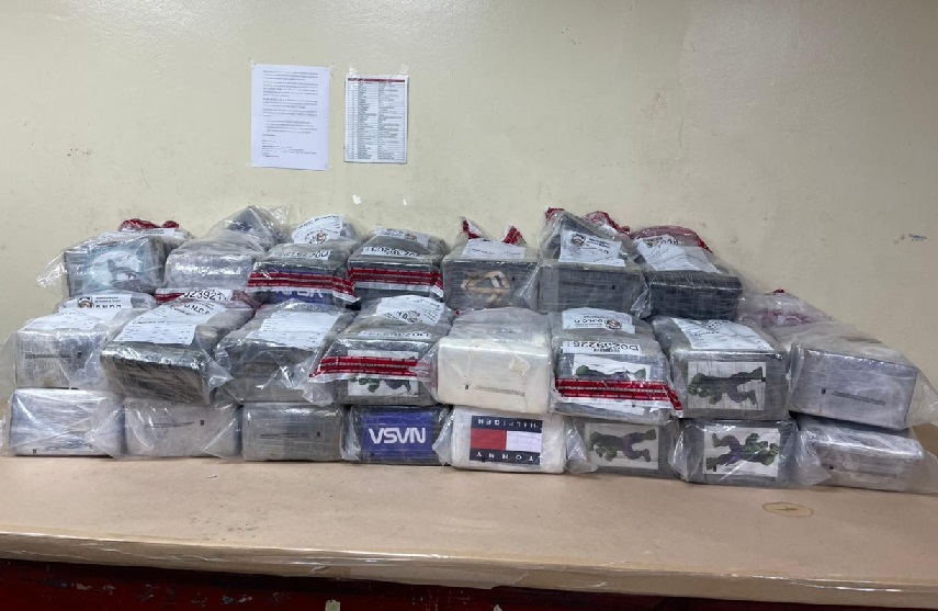 La DNCD confirma la ocupación de 218 kilos de cocaína en puertos de Haina y Multimodal Caucedo