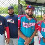 Team Familia y Los Troyanos dividen en softbol de New Jersey ¨Don Manuel Paulino¨