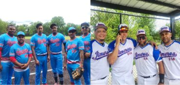 Los Jimeros USA y Los Intocables VIP dividen en Softbol de Newark New Jersey