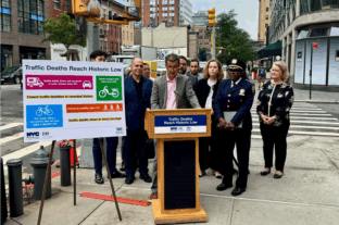 El NYC DOT reporta una disminución histórica en muertes por accidentes de tránsito en Nueva York