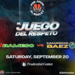 Llaman asistir juego básquet entre Bameso y Mauricio Báez RD en Prudential Center-NJ