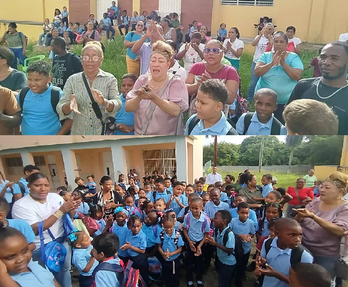 Si no nos dan clase ocupamos el plantel! Padres y alumnos demandan conclusión Escuela Raquel De La Rosa en RSJ