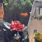 8 muertos y 12 heridos tras choque de camión de basura y camioneta en que viajaban evangélicos salían de culto en Higüey