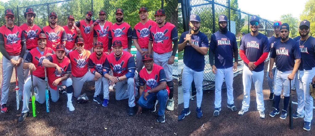 Cero Estrellas y El Jeffry Campeones Softbol de Newark New Jersey derrotan al Team Familia