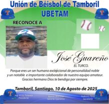 Inician Semifinal Béisbol Santiago y Reconocerán a Bolívar Guareño (El Turco)