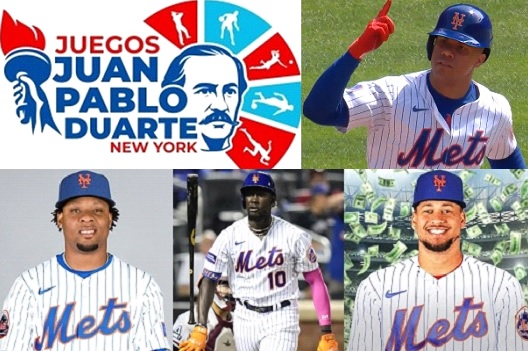 Peloteros dominicanos Grandes Ligas felicitan celebración en NYC «Juegos Juan Pablo Duarte»