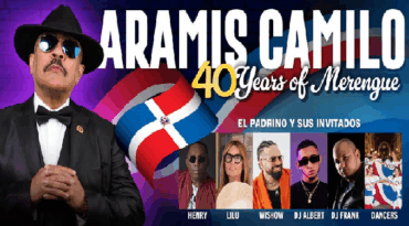 El Padrino del Merengue, Aramis Camilo celebra ’40 Años de Merengue' este viernes en el Hostos Center del Bronx