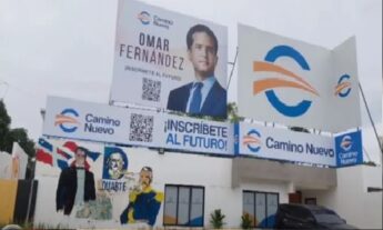 Partido Camino Nuevo pide a la JCE que se revise; niega viole ley electoral por valla de Omar Fernández