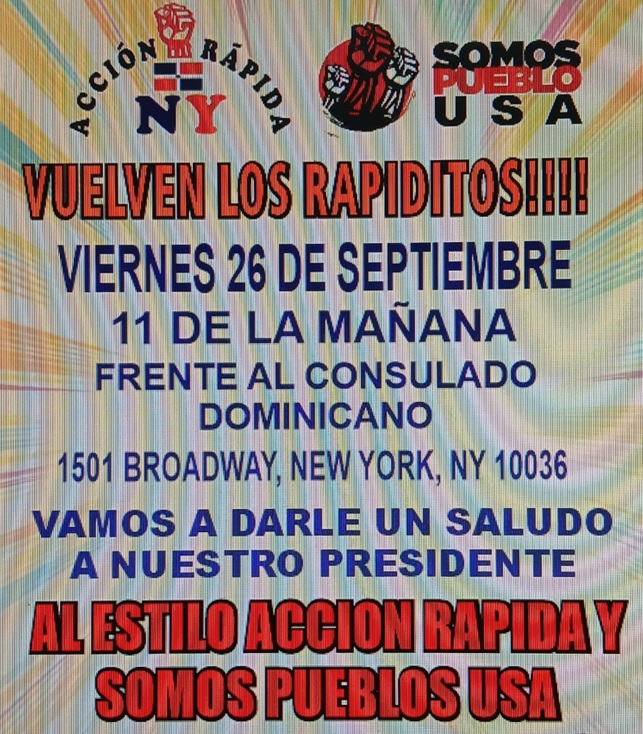 Planean piquetear consulado RD-NY por visita presidente Abinader