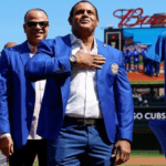 El extoletero dominicano Sammy Sosa es inmortalizado por los Cachorros de Chicago