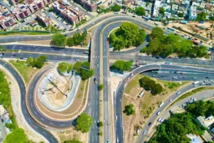 Abinader inaugura paso a desnivel de la 27 de Febrero, cerca de Pintura