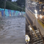 Santiago sepultado bajo la lluvia! Inundación anega viviendas y provoca caos vehicular