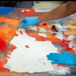 La DNCD ocupa varias pinturas cuyos lienzos llegaron al país rellenos de cocaína