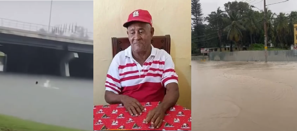 Muere hombre de 70 años intentó desahogar cañada en SDE; COE reporta unos 300 mm de agua y 26 provincias en alerta por Melissa