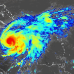 Melissa es ya un huracán categoría 4 con vientos de hasta 220 km/h y lluvias torrenciales para RD de hasta 40 pulgadas