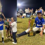 Entregan copa de Béisbol Amateur de Santiago al combinado de Tamboril por 2do. año consecutivo