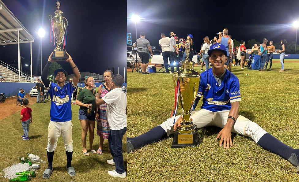 Entregan copa de Béisbol Amateur de Santiago al combinado de Tamboril por 2do. año consecutivo